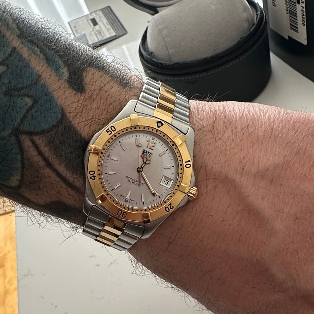 Tag Heuer Two-Tone Stainless Steel Watch authentic